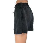 ZARA Women's Black Drawstring High Waisted Wide Leg Casual Mini Shorts Size L Photo 1