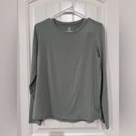 All In Motion Women’s Long Sleeve Performance Top – Sage Green, Size Small Photo 1