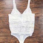 Free People • Hooked On Bodysuit crochet lace cream ivory white boho festival Photo 1