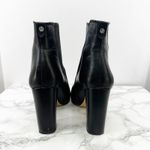 Sam Edelman Case Heeled Leather Chelsea Block Heel Ankle Boots Women's Size 9.5 Photo 2