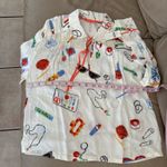 Anthropologie Phthalo Ruth x LyreBird Silky Pullover Top/Bermuda Shorts Set.Size S.MSRP $146 Photo 11