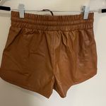 Leather Shorts Brown Size XS Photo 2