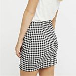 Free People  Femme Modern Gingham Plaid Mini Skirt High Waist Photo 1