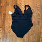 ANDIE Swim The Medium Coverage Mykonos One Piece Swimsuit Black size M NWT Photo 3
