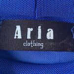 ARIA CLOTHING Sheer Mesh Sleeveless Bodysuit Size Small Blue Going Out Sexy Photo 1