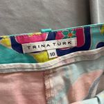 Trina Turk  Multicolor Retro Floral Paisley Cropped Pants - 10 Photo 7