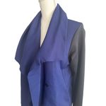 Alala  Navy Blue Black Drape Jacket Size Medium NEW NWT Photo 2