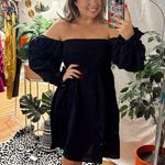 Kourt Swiss Dot Off Shoulder Long Sleeve A Photo 1