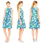 J.Crew Photo Floral Dress Women’s Size 4 Mint Green Blue Spring Pockets A Photo 1