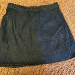 Amazon Dark Wash Adjustable Mini Jean Skirt Photo 1