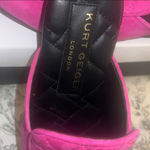 Kurt Geiger  Fuchsia Quilted Mules Photo 1