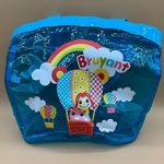 This is a very sweet large Bruyant Japan plastic tote bag very rare Blue Photo 0