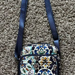 Vera Bradley  RFID Petite Cellphone Crossbody in Pattern Lisbon Medallion Cool Photo 0