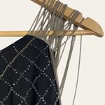 Alice + Olivia Black Silk Chain Strap Beaded Cocktail Mini Dress Size XS Photo 1