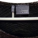 Sparkle & Fade  Metallic Short Sleeve Top Photo 3