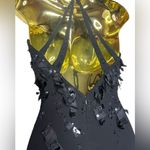 Armani Collezioni Armani Collezoni black beaded detail halter size 6 Photo 2