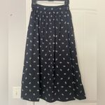 Hill House  Home The Krista Skirt Khaki Autumn Paisley Photo 2