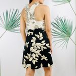 ZARA  LEAF PRINT MINI DRESS Photo 3