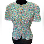 Maggy London Vintage Cottagecore Whimsical Boho Floral Two Piece Top Skirt Set Photo 0