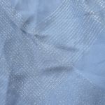 Hill House NWT  Nesli Nap Dress in Light Blue Glitter Check Smocked Midi S Photo 3