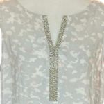 Juicy Couture Juicy Couture Sleeveless Summer Sparkly Cloud Animal Print V-Neck Shirt Size XL Photo 1