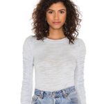 Free People NWT X Revolve Natasha Top In Denim Size Small Photo 0