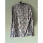 SanSoleil UPF 50+ 1/4 Zip Top with a Pink and Navy Racket Print Size Large Golf Photo 1