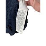 Abercrombie & Fitch Abercrombie & Fitch Womens Floral Lace Blouse Top Cap Sleeve Blue Size S Photo 5