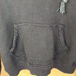 We The Free Free People  Woman's Textured Black White‎ Hoodie Oversized Size SM Photo 4