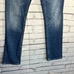 American Eagle  Skinny 77 Mid‑Rise Stretch Denim Skinny Jeans Sz 8 Blue Vintage Photo 3