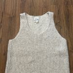 Wilfred Free Aritzia  Sweater Vest Womens Medium Alpaca Wool Blend Chunky Beige Photo 1