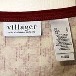 Liz Claiborne Villager Liz‎ Claiborne Women Large Rib Square Neck Henley Short Sleeve Top NWT Photo 5