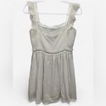 Altar'd State Alter’d State White Sleeveless Smocked Babydoll Top - Size M Photo 1