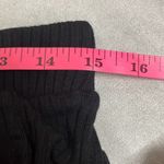 n:philanthropy Revolve  Black Medium Talker Pants Ribbed Cropped Ruffle Hem NWT Photo 9