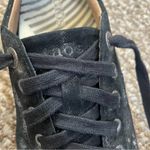 TAOS Freedom Suede black metallic silver shimmer studded sneakers size 8.5 Photo 13