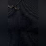 Sau lee daphne knit‎ Black Halter Dress size US 2 Photo 3