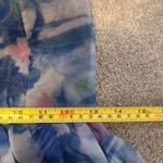 Lulus  Bloom Wildly Maxi Dress Navy Blue Floral Organza Sleeveless Size Small Photo 10