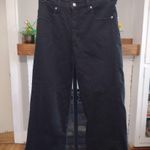 Fifteen Twenty Wide Leg Crop Black Jeans Photo 0
