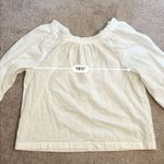 Cottagecore White Feminine Longsleeve Top PL Size undefined Photo 5