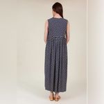 Clary & Peg Silvie Maternity Maxi Dress in Spot Polka Dot Blue Size undefined Photo 4