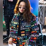 Kirin by Peggy Gou | Multicolor Typo Jeans Straight Leg Black Size 25 Photo 2