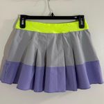 Nike  Dri-FIT Gray and Neon Yellow Skirt with Built in Shorts Size Small Photo 6