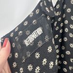 Reformation  Ditzy Micro Floral Black‎ Wide Leg Sleeveless Jumpsuit Size XS Photo 2