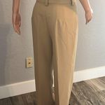 ZARA  NEW WOMAN FULL LENGTH STRAIGHT LEG FRANCOISE TAN BROWN PANTS XL NWT #181 Photo 1