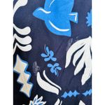 Fifteen Twenty Blue Black Abstract Floral Print Side Slit Lexi Skirt Size XL Photo 8