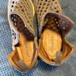 Jeffrey Campbell Tan Perforated Suede Block Heel Ankle Boots Size 8 Photo 7