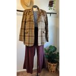 Haptics Brown Plaid Soft Single Button Blazer Jacket Size 1X NEW with tags Photo 10