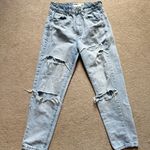 Garage High Waisted Distressed Mom Jeans Photo 0