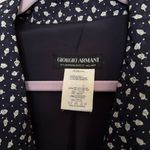 Giorgio Armani Vintage Silk Patterned Blazer Photo 2