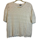 Talbots  Sweater Women's Size XL Knit Office Business‎ White Photo 0